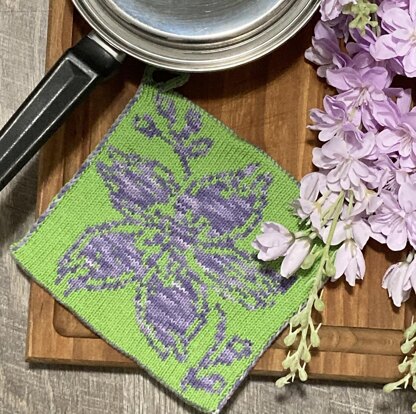 Larkspur Potholder