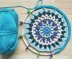 Blue Mandala 6 inch/15 cm Crochet PDF Pattern