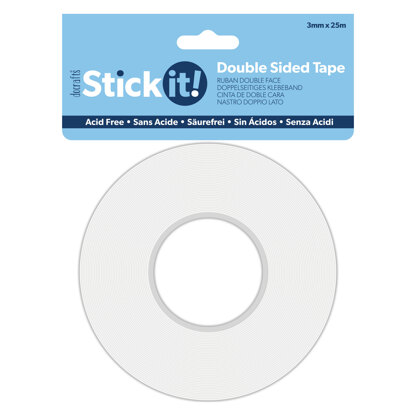 Stick It 25m Double Sided Tape (3mm Width)