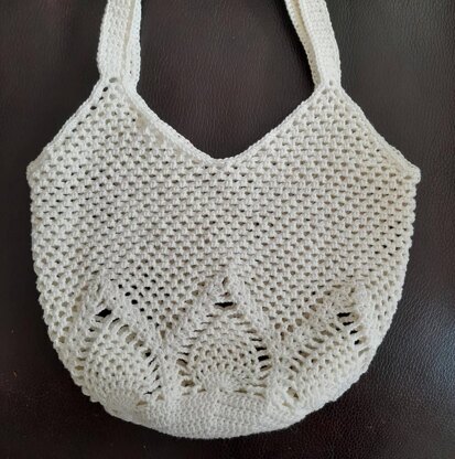 Pineapple crochet discount bag free pattern