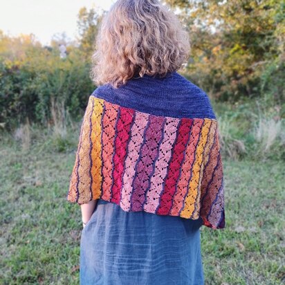 Leaf Swirl Shawl