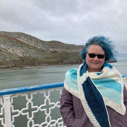 Llandudno Promenade Shawl
