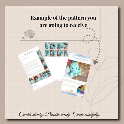 Small no sew plush octopus