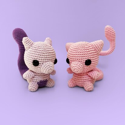 VinCrafty's Mew & Mewtwo Pattern