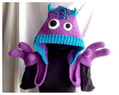 Snuggle Monsters Hooded Scarf