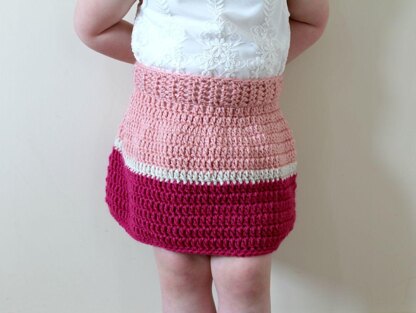 PDF31 Colour Block Skirt