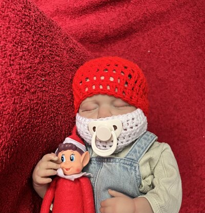 Baby Santa Beard hat