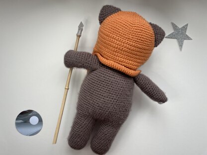 Ewok amigurumi doll