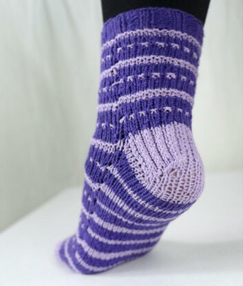 Dots & Bands Socks in Cascade Yarns Fixation  - DK417 - Downloadable PDF