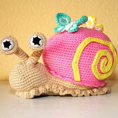 Snail - Doorstop, Stuffed Toy - Amigurumi