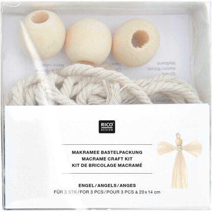 Rico Angels Macramé Kit - 15 x 13cm