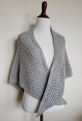 Eyelet Shawl Sarong Knitting pattern by Chezpascale | LoveCrafts