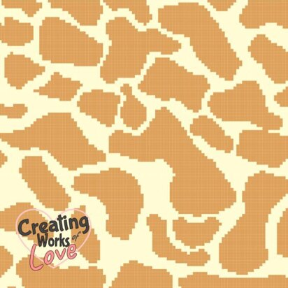 Giraffe Print C2C Stitch Graphgan