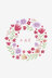 Daisy Wreath  in DMC - PAT0714 -  Downloadable PDF