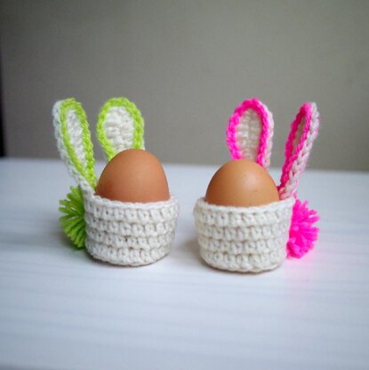 Easter bunny egg cozy