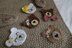 Happy Teddy Scarf + crochet applique