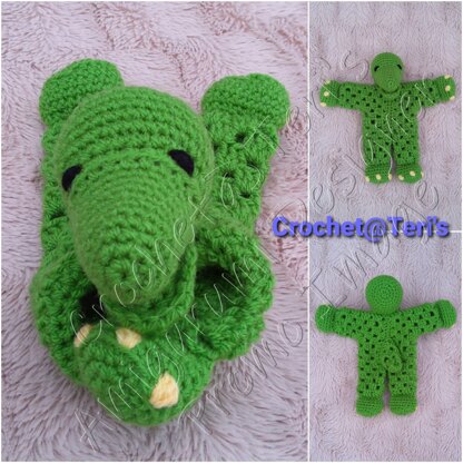 Dinosaur Granny Hexagon Loveys Collection #1