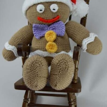 Gingerbread Man - knitting pattern
