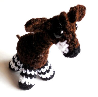 Mini Okapi Amigurumi/Plush Toy