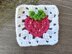 Strawberry Granny Square