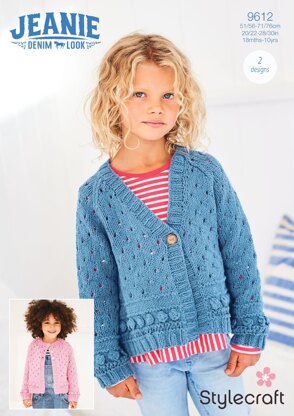 Cardigans in Stylecraft Jeanie - 9612 - Downloadable PDF