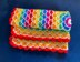 Rainbow square baby blanket by HueLaVive