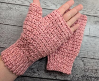 Cotton Candy Fingerless Gloves