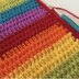 Annie Rose Baby Blanket - Rainbow Brights Version