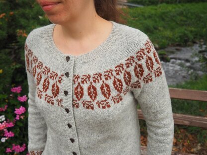 Crimson Forest Cardigan