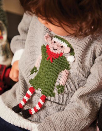 Elf Jumper in Sirdar Snuggly Replay DK - 2603 - Downloadable PDF