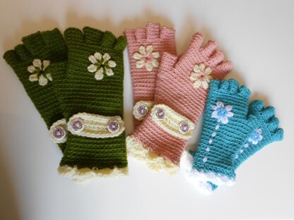 Paloma mittens/ half finger gloves