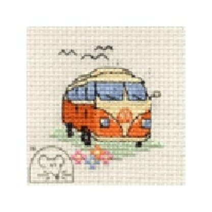 Mouseloft Stitchlets - Camper Van Cross Stitch Kit - 64mm