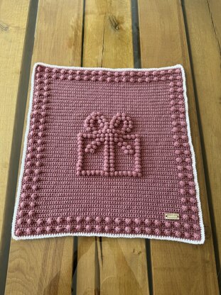 Gift Wrapped Baby Blanket.
