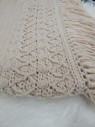 Boho Diamond Textured Throw