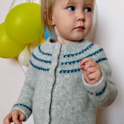 Glassbeads children cardigan