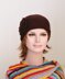 Malin knit hat with crochet flower