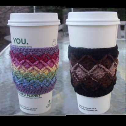 Bavarian Crochet Thread Coffee Cozies