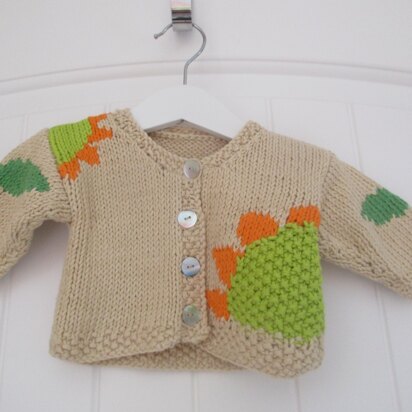 Sunflower Baby Cardigan