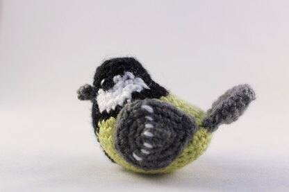 Coal Tit Amigurumi Pattern