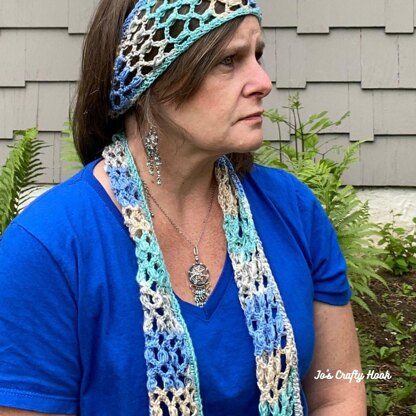 Sea Shore Skinny Scarf