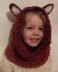 Foxy Fox Snood Hood with Ears