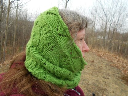 Swirling Leaves Neck Warmer