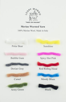 Loopy Mango Merino Worsted Like a Bird #3