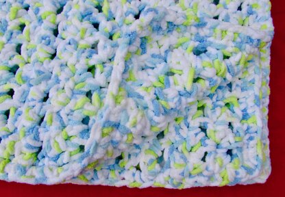 Soft Seed Stitch Baby Blanket