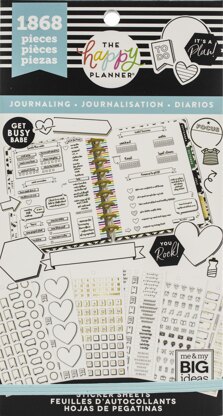 The Happy Planner Sticker Value Pack - Happy Journal Functional, 1868/Pkg