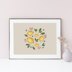 Hope and Hart - Lemons - Beginner - Friendly Counted Cross Stitch Pattern  