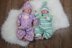 Knitting Pattern baby pram set UK & USA Terms #38