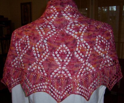 Red Sky at Night poncho
