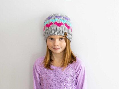 Colorful Hearts Beanie Hat Baby Children Women Men Toque Valentine's Day