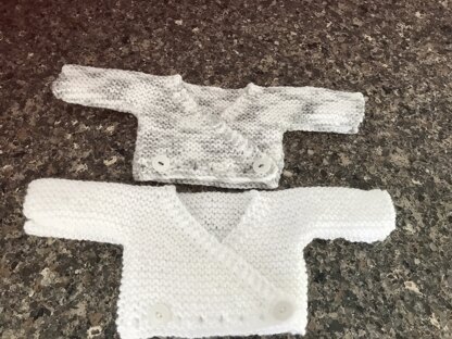 Preemie Crossover Cardigan